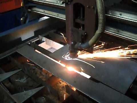 Станок плазменной резки с ЧПУ серии «ИСКра» (видео 1)