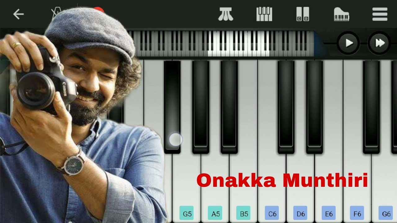 Onakka Munthiri | Hridayam | Easy Piano Tutorial