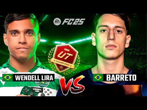 WENDELL LIRA vs BARRETO IN EA FC WL 25!! (FULL GAME + REACTION FROM BOTH)