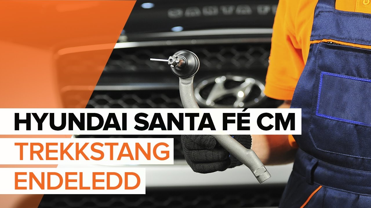 Slik bytter du styreledd på en Hyundai Santa Fe CM – veiledning