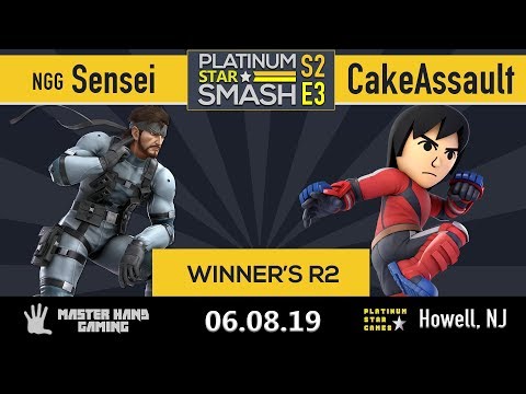 Platinum Star Smash S2:E3 - CakeAssault (Ike, Mii Brawler) vs NGG | Sensei (Snake) - Winner's R2
