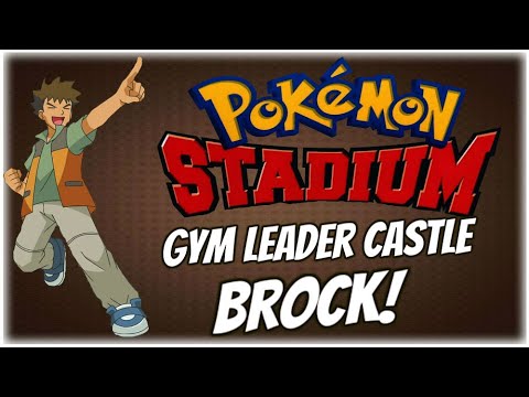 Pokemon Stadium Gym Leader Castle Nintendo 64 Gameplay Walkthrough Part 1 - Brock!