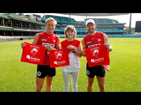 How the Swans and Redkite helped Mackenzie meet her hero