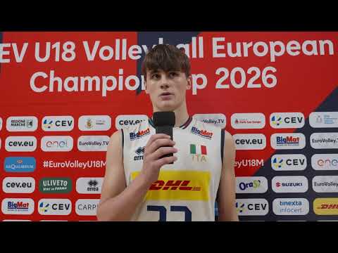 Iacopo Illini dopo la sconfitta al tie-break in semifinale contro la Francia