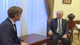 Министр иностранных дел Армении принял руководителя отдела Европы Фонда имени Конрада Аденауэра