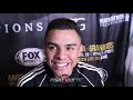 ADRIAN GRANADOS "DANNY GARCIA COMPLAINS A LOT, I'M GONNA TELL HIM TO STOP B******* IF HE DOES"