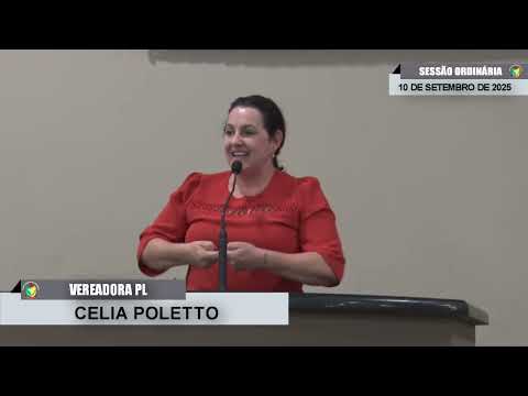 CMBTE - USO DE TRIBUNA PELA VEREADORA CELIA POLETTO - PL.