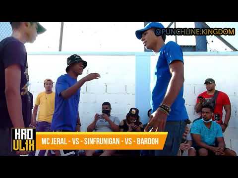 MC JERAL  vs SINFRUNIGAN vs BARDOH | PUNCHLINE KINGDOM | 8vos  | Preselección Fecha 2