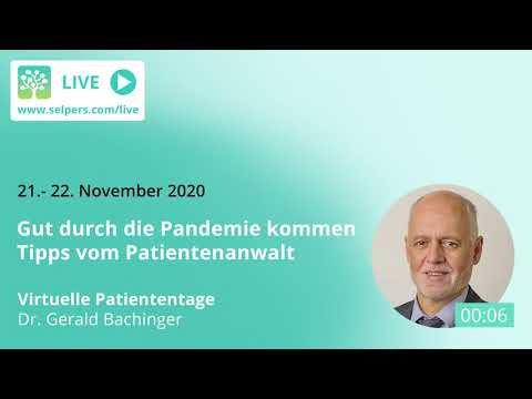 Dr. Bachinger erklärt Patientenrechte in der Pandemie (Patientenanwaltschaft)
