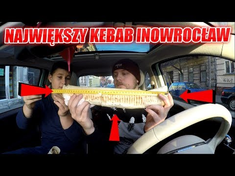 TEST NAJWIĘKSZY KEBAB INOWROCŁAW RESTORA KEBAB