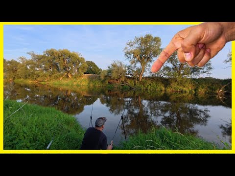 Night fishing on the river with bait fish and worm - does it work at the emergency spot?