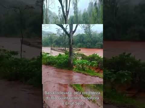 Balsa descendo pelo rio Guarita foi resgatada em Sapiranga SC