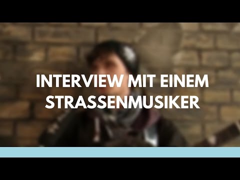 Interview mit einem Straßenmusiker