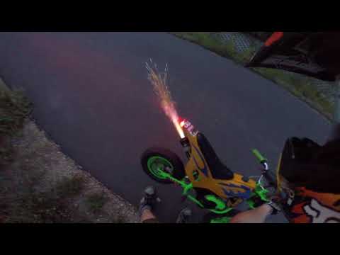Pocket Dirt Bike INSANE FLAMES !!!
