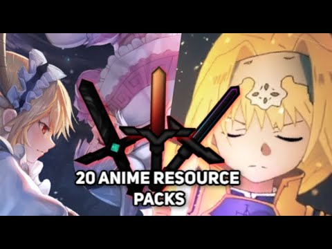 20 PVP Anime Resource Packs in Minecraft (1.8x)
