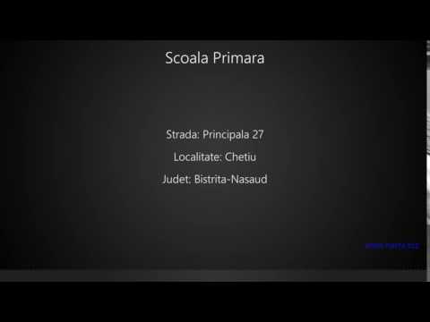 Scoala Primara Chetiu