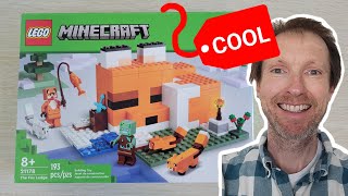 Lego Minecraft The Fox Lodge (Hyperlapse Build)