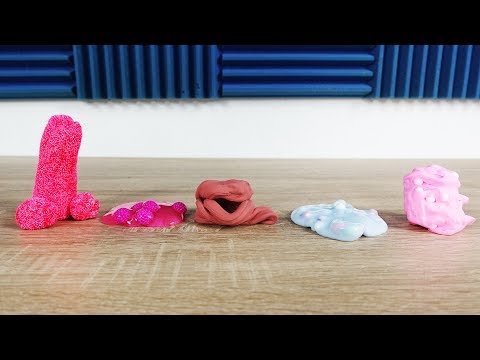 I mix 5 slimes from Wish and do experiments with them!