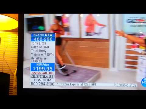 Tony Little almost swears at camera man live HSN