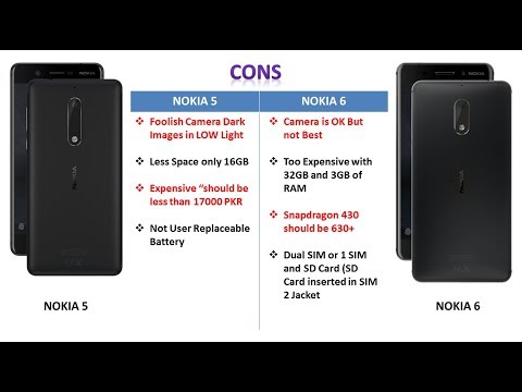 Cons Of Nokia 5 And Nokia 6