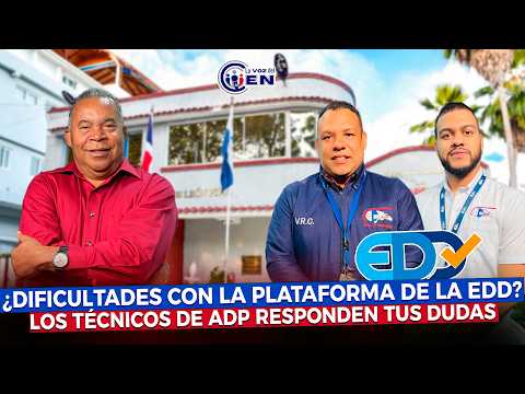 ¿DIFICULTADES CON LA PLATAFORMA DE LA EDD? LOS TÉCNICOS DE ADP RESPONDEN TUS DUDAS.