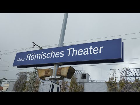 NEW! SCHOCK! Neue Bahnsteigsansagen in Mainz Römisches-Theater | Heiko Grauel