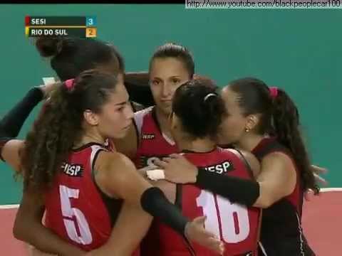Superliga Feminina de Volei 2012/2013 - Sesi SP 3 x 2 Rio do Sul