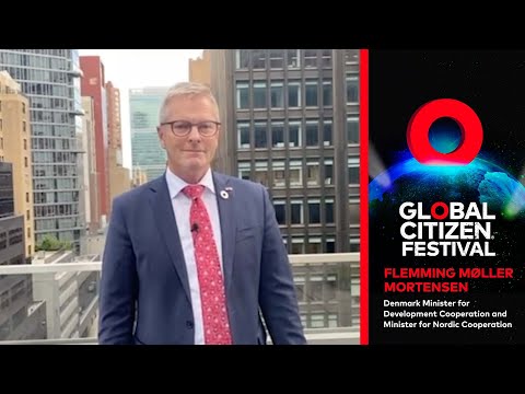 Flemming Møller Mortensen Calls for Action to Protect Girls & Women at Global Citizen Festival