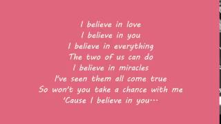 I Believe in Love by Gino Padilla
