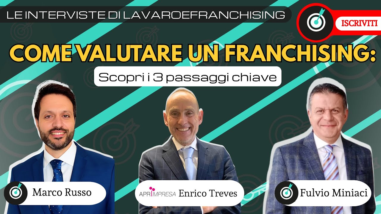 Investire in un Franchising Avviato o in Startup?  I Consigli dell’Esperto Enrico Treves.