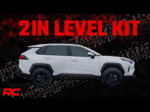 2019 Toyota RAV4 2-inch Leveling Kit by Rough Country