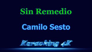 Camilo Sesto  Sin Remedio  Karaoke 4K