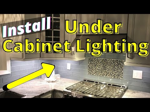 Install Under Cabinet Lighting Without Hiring an Electrician