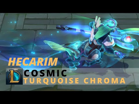 Cosmic Hecarim Turquoise Chroma - League Of Legends