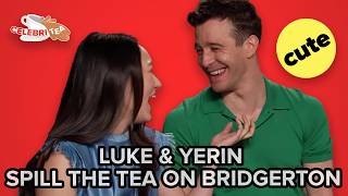 Luke Thompson & Yerin Ha Spill The Tea On Bridgerton | CelebriTea