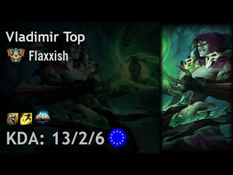 Vladimir Top vs Jayce - Flaxxish - EUW Challenger Patch 8.3