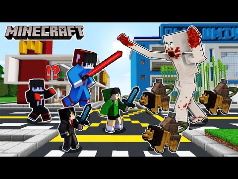 TankDemic - Minecraft - TankDemic MULTIVERSE, Esoni and Clyde VS SHY GUY - SCP 096 Army in Minecraft 😂 | OMOCITY ( Tagalog )