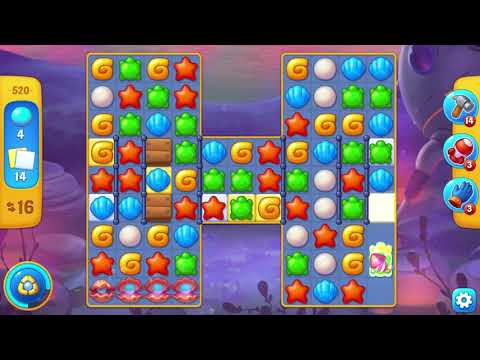 Fishdom 520 Level - NO BooSTERS