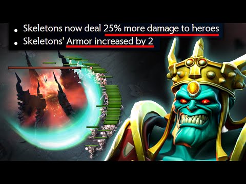 Gaben! You need to see this, Wraith King 7.34 Patch is so Broken!