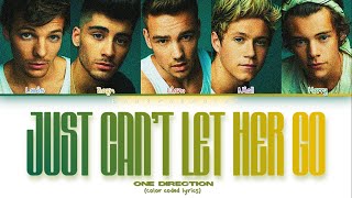 One Direction - Just can&#39;t let her go (Color Coded Lyrics)