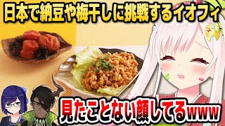 【OMOTENASHI】来日中のイオフィが納豆や梅干しに挑戦した結果…【ホロライブID切り抜き/アイラニ・イオフィフティーン/荒咬オウガ/えーちゃん/日本語翻訳】