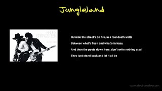 Bruce Springsteen - Jungleland Lyrics