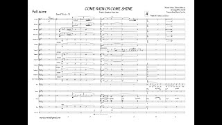 Come rain or come shine Frank Sinatra live transcription