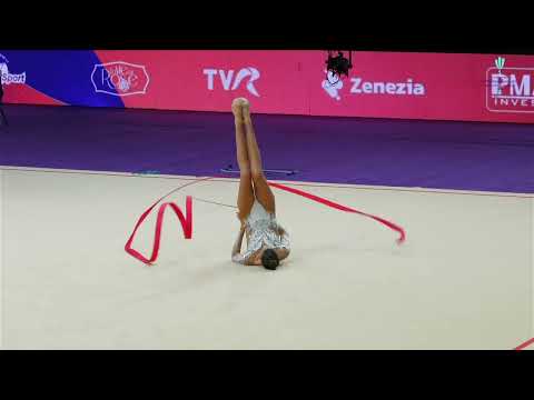 CRO RAMADANI Gresa Ribbon Seniors FIG RG WCCup Cluj Napoca 2025 #RhythmicGymnastics