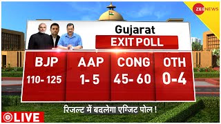 Gujarat- Himachal- MCD Election Exit Poll Live: रिजल्ट में बदलेगा एग्जिट पोल! | BJP Vs AAP- Congress