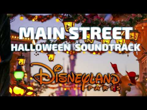 Disneyland Paris Halloween Music 🎃 Main Street USA Ambience & Soundtrack | Disney Park Music