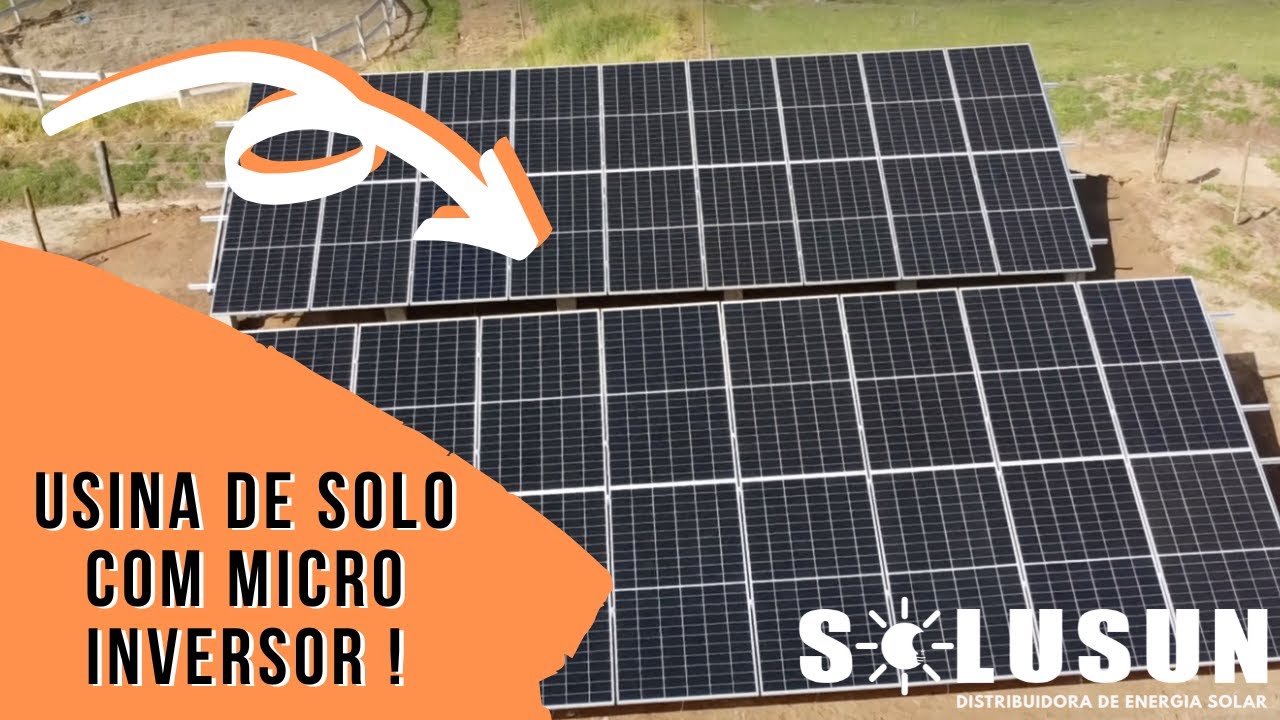 COMO FAZER UMA USINA DE ENERGIA SOLAR DE SOLO EM 8 DIAS !