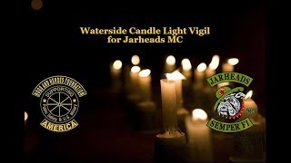 Hogs and Heroes Holds Candle Light Service for Jarheads MC.