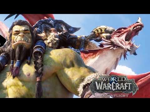 Thrall Meets Dragon Aspects: All Cutscenes - Thrall Mourns Cairne, Garrosh, Jaina [WoW Dragonflight]