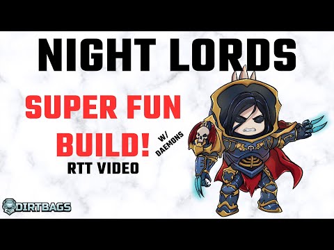 Night Lords RTT Recap | Competitive Arks Of Omen | Warhammer 40k Battle Report